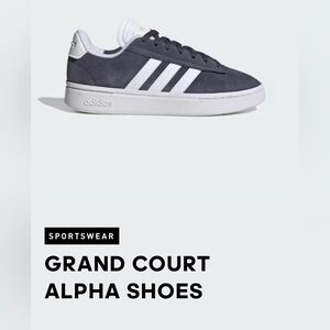 Adidas Grand Court Alpha Sneakers - navy and White